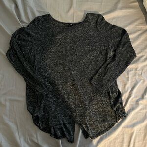 Women’s Nally & Millie Charcoal Long Sleeve Top
